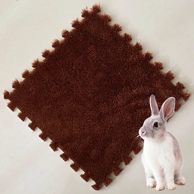 30 x 30 cm (11.8 x 11.8 in) EVA Foam Pet Warming Pad — Soft Fleece Sleeping Mat for Guinea Pigs, Hamsters, Rabbits (1–10 pcs)