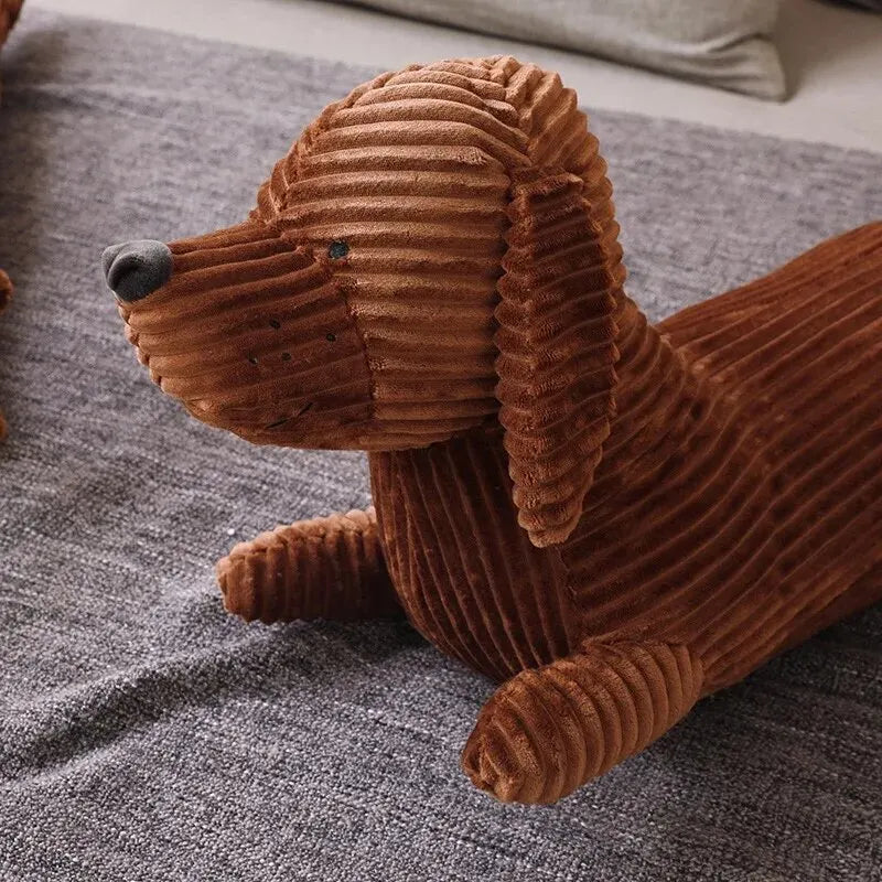 Dachshund Dog Lumbar Pillow – Soft Oblong Neck & Waist Throw Pillow for Sofa, Bed & Office Home Decor