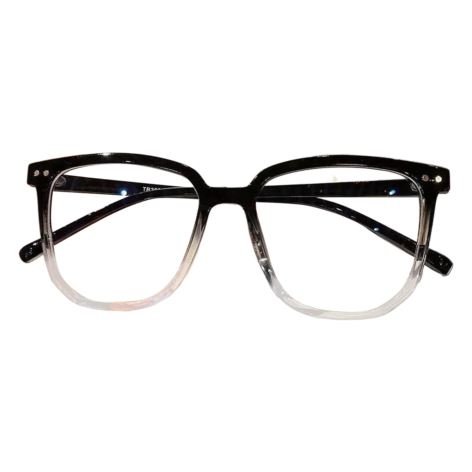 Blue Light Blocking Glasses - Lightweight Anti-Fatigue Unisex Square Frame for Office, Studying & Gaming