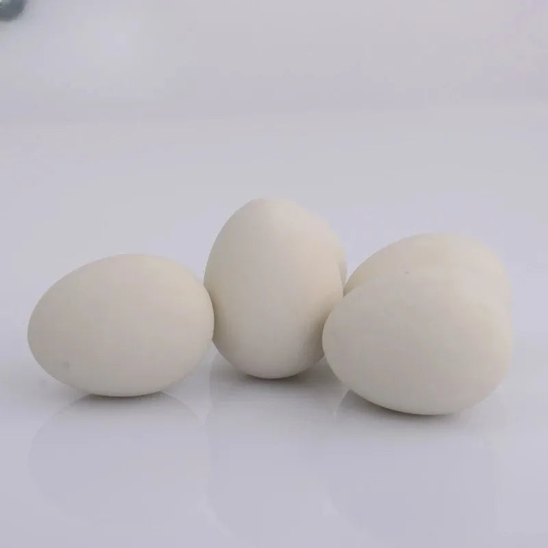 Novelty Bouncy Egg Toy Realistic Hatching Hen Egg Prank 1-Pack (2.17 in / 5.5 cm × 1.57 in / 4 cm)