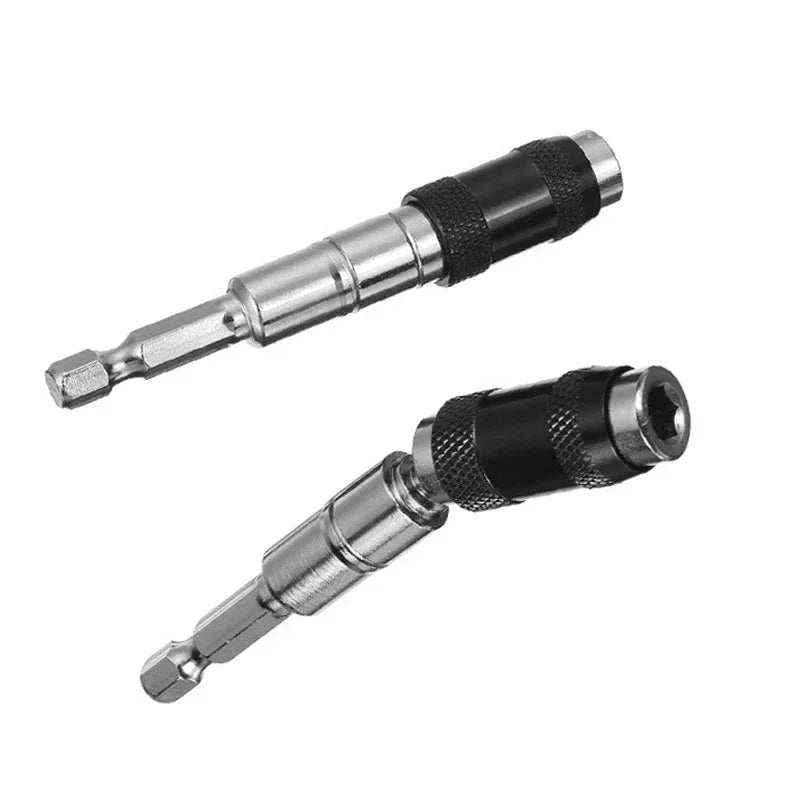 1/4-Inch (6.35 mm) Hex Magnetic Bit Holder — Quick-Change Screwdriver Extension Rod with Retaining Ring