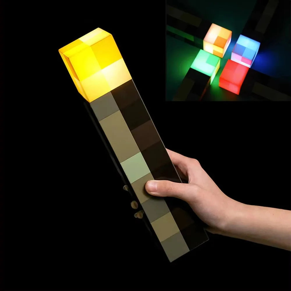 Brownstone Torch LED Night Light 4-Color USB Rechargeable Cartoon Table & Wall Lamp for Kids Bedroom