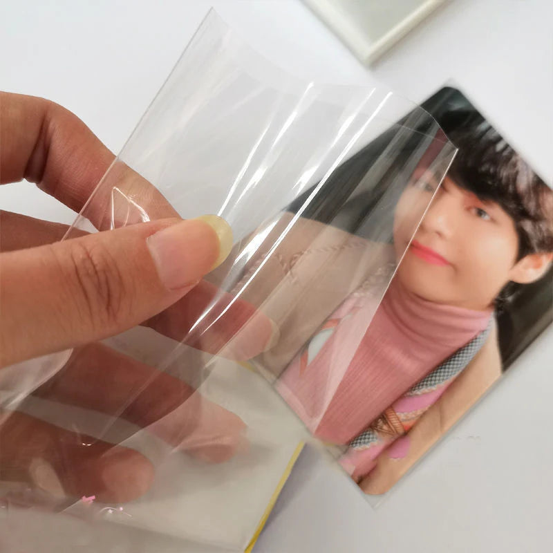 100-Pack Transparent Mixed-Size Card Sleeves - Card Protectors for Magic, Tarot, Poker & Board Games