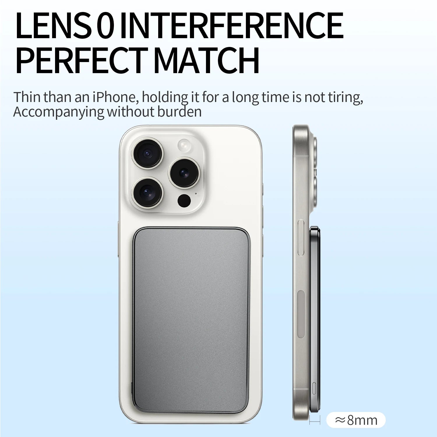 Ultra-Thin Magnetic Wireless Power Bank 20W - Alloy Portable MagSafe-Compatible Charger