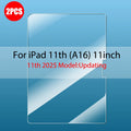 11-Inch (27.9 cm) Tempered Glass Screen Protector for iPad 11th Generation, 9H Hardness, 2-Pack