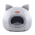 Cozy Cat Cave Bed for Cats & Small Dogs, Removable Cushion, Non-Slip Bottom — M/L/XL (33–39 cm / 13–15.4 in)