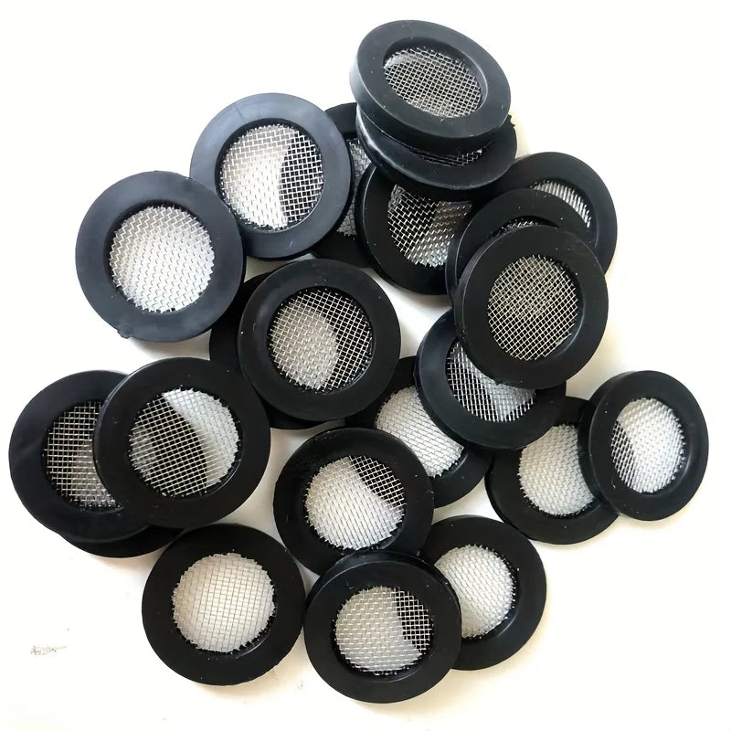 20-Pack Mesh Faucet Filter Pads for Shower Hose