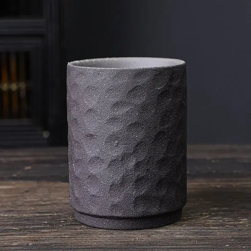 Handmade Stoneware Ceramic Mug – Large Rustic Coffee & Tea Cup, Single Piece