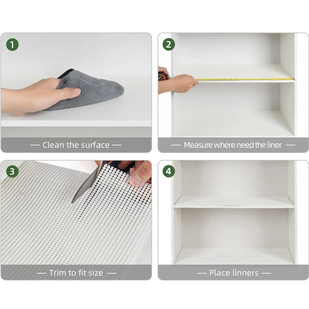 Silicone Anti-Slip Mat 60 x 100 cm (23.6 x 39.4 in) – Non-Slip Drawer & Cabinet Liner for Dressing Table, Bathroom & Tableware