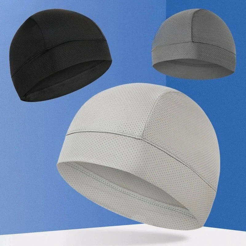 Cooling Skull Cap Helmet Liner – Breathable Sweat-Wicking Quick-Dry Cycling, Running & Hiking Cap