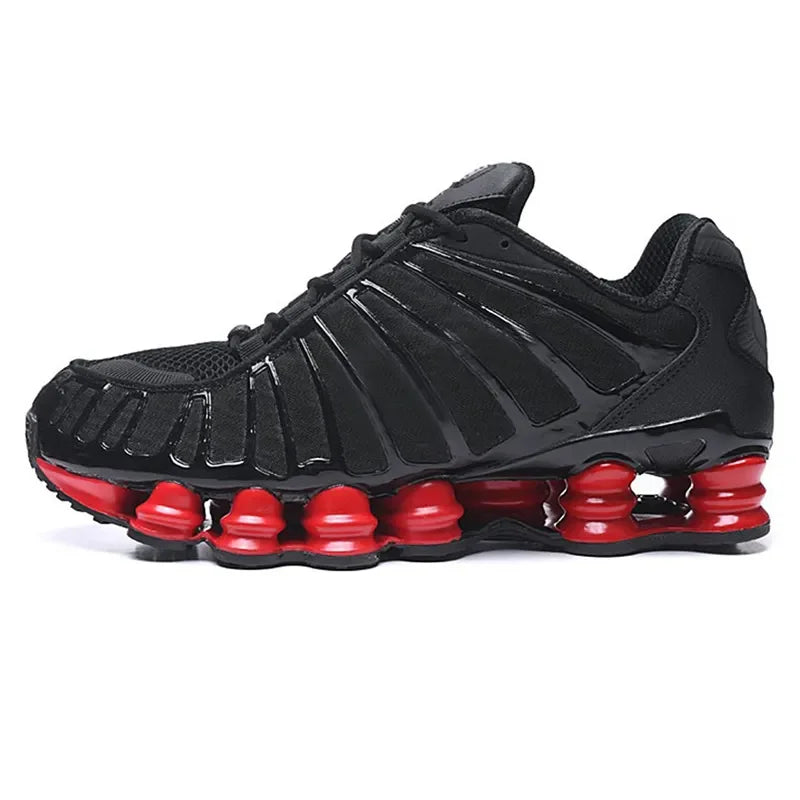 Men's Black Gold Cushioned Running Shoes - Outdoor Sports Sneakers, EU Sizes 40-45