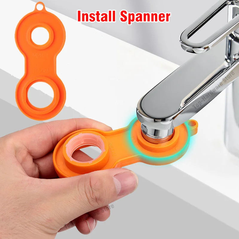 Universal Faucet Aerator with Filter — 1080° Rotating Swivel Tap Extender, Water-Saving Splash-Proof Bubbler