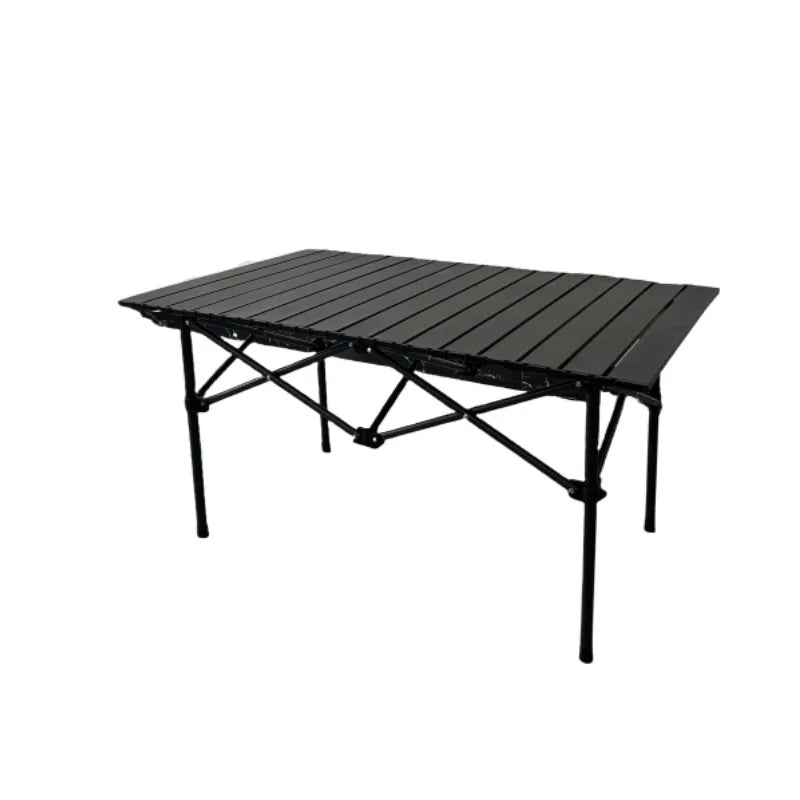 Portable Folding Camping Table and Chairs Set Egg Roll Picnic Table for Outdoor, Beach and Tailgating