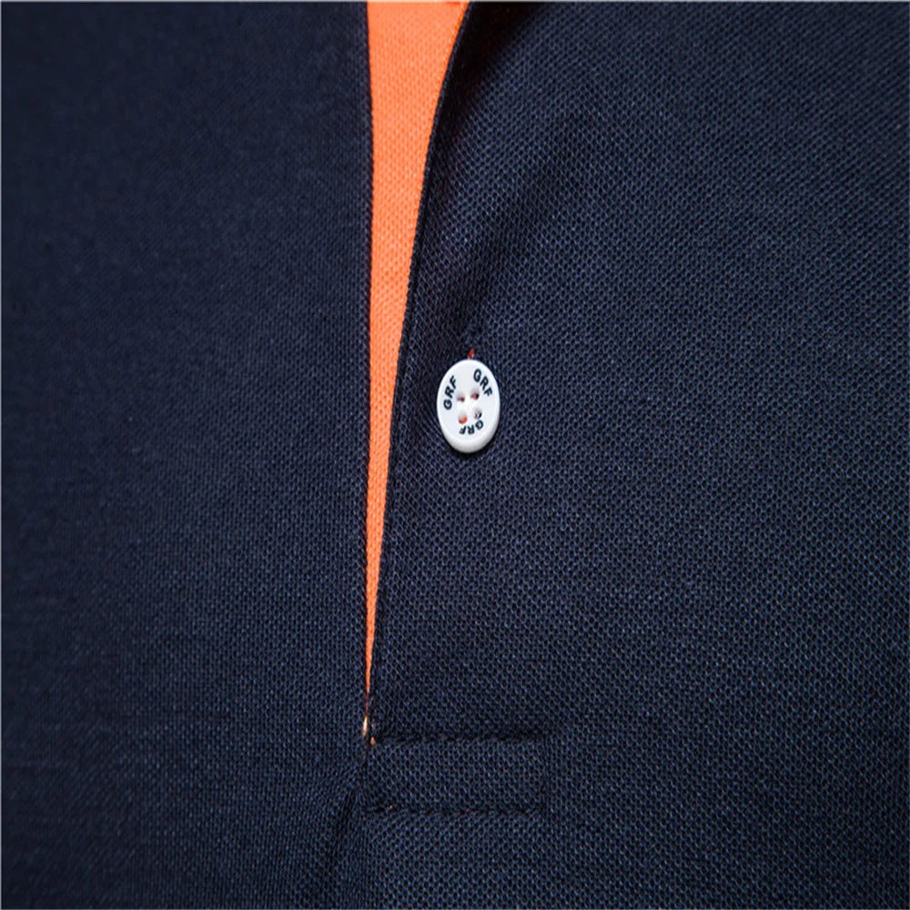 Men's Embroidered Giraffe Polo Shirt - Short Sleeve Cotton-Poly Casual Business Summer Polo