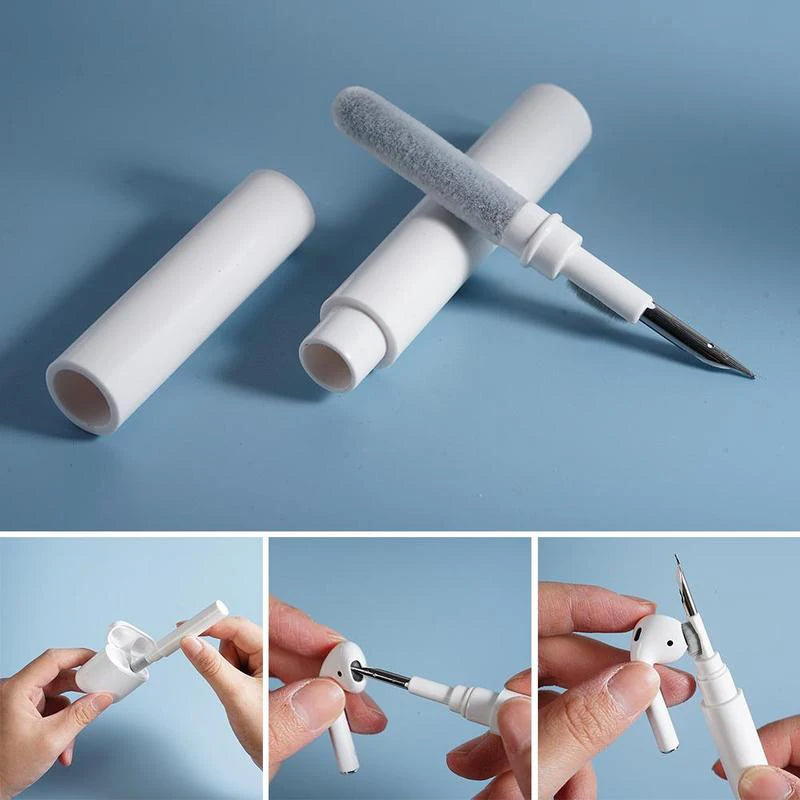 Earbuds Cleaning Kit – Cleaning Pen with Brush & Picks for AirPods, Earphones and Cases, Compatible with Xiaomi Samsung