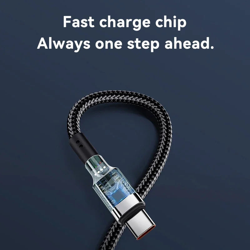 120W USB-C to USB-C PD Fast Charging Cable — 5A High-Speed Power Delivery for iPhone, Samsung, Xiaomi & USB-C Devices