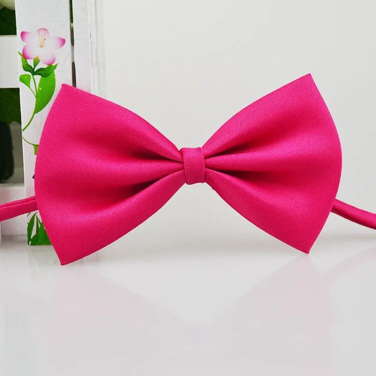 Adjustable Bow Tie Collar for Dogs & Cats - Pet Bowknot Necklace for Puppies