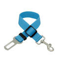 Adjustable Dog Car Seat Belt Leash 17-29 in (43-74 cm) Nylon Safety Restraint with Quick-Release Breakaway Clip