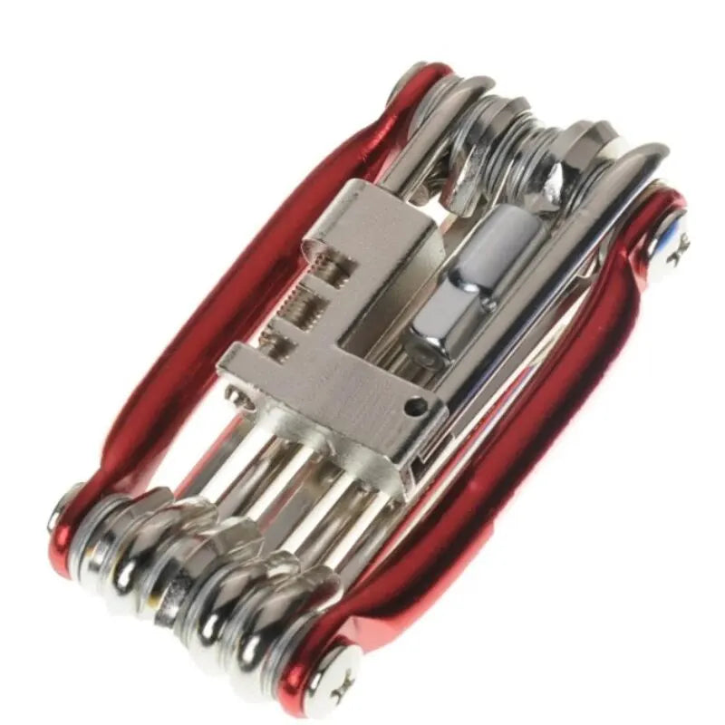 11-in-1 Portable Bicycle Multi-Tool Kit for Bike Repair & Cycling