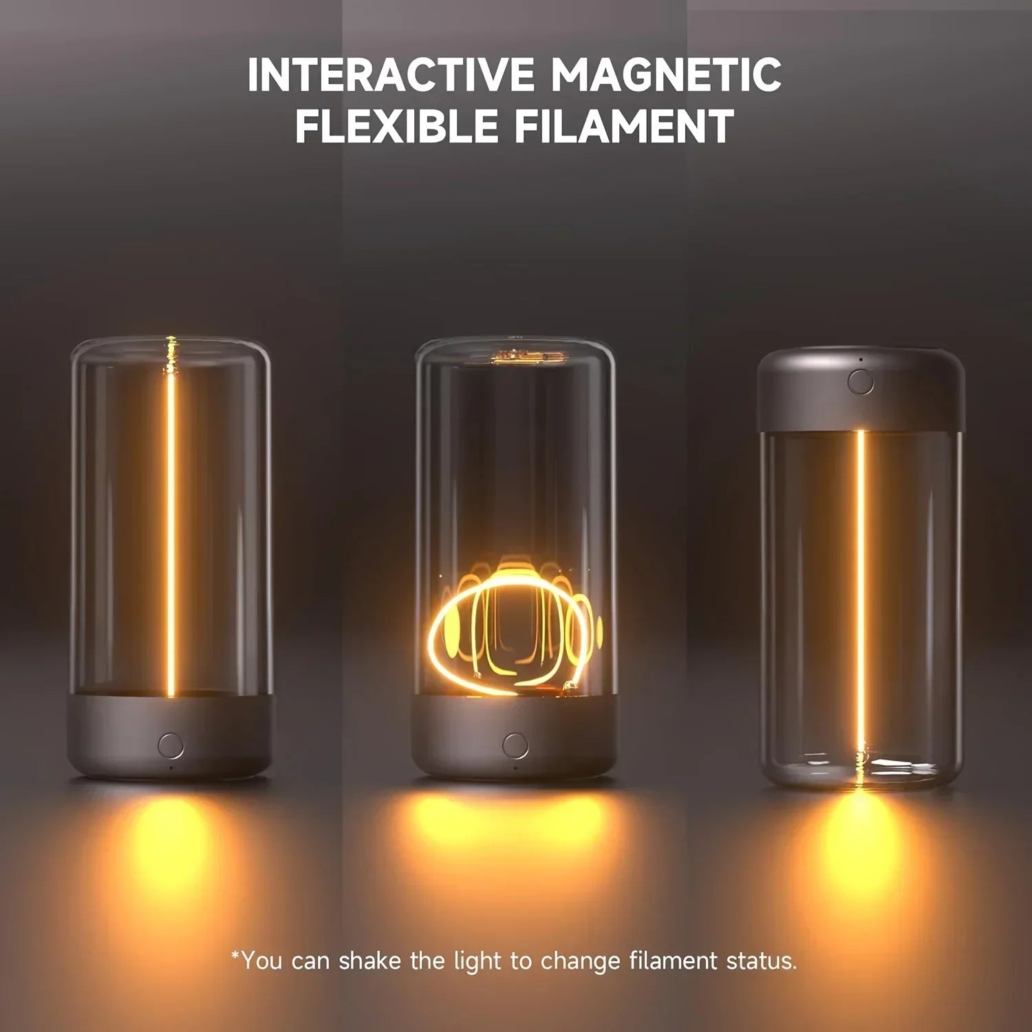 Portable Ambient Magnetic Night Light USB-C Rechargeable Eye-Protection Lamp for Bedroom, Study & Camping Gift