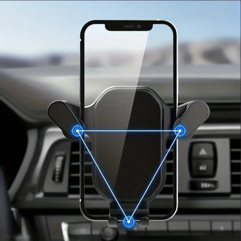 Universal Car Air Vent Phone Holder Clip Mount – Fits 4.7–6.7 in (≈11.9–17.0 cm) Smartphones