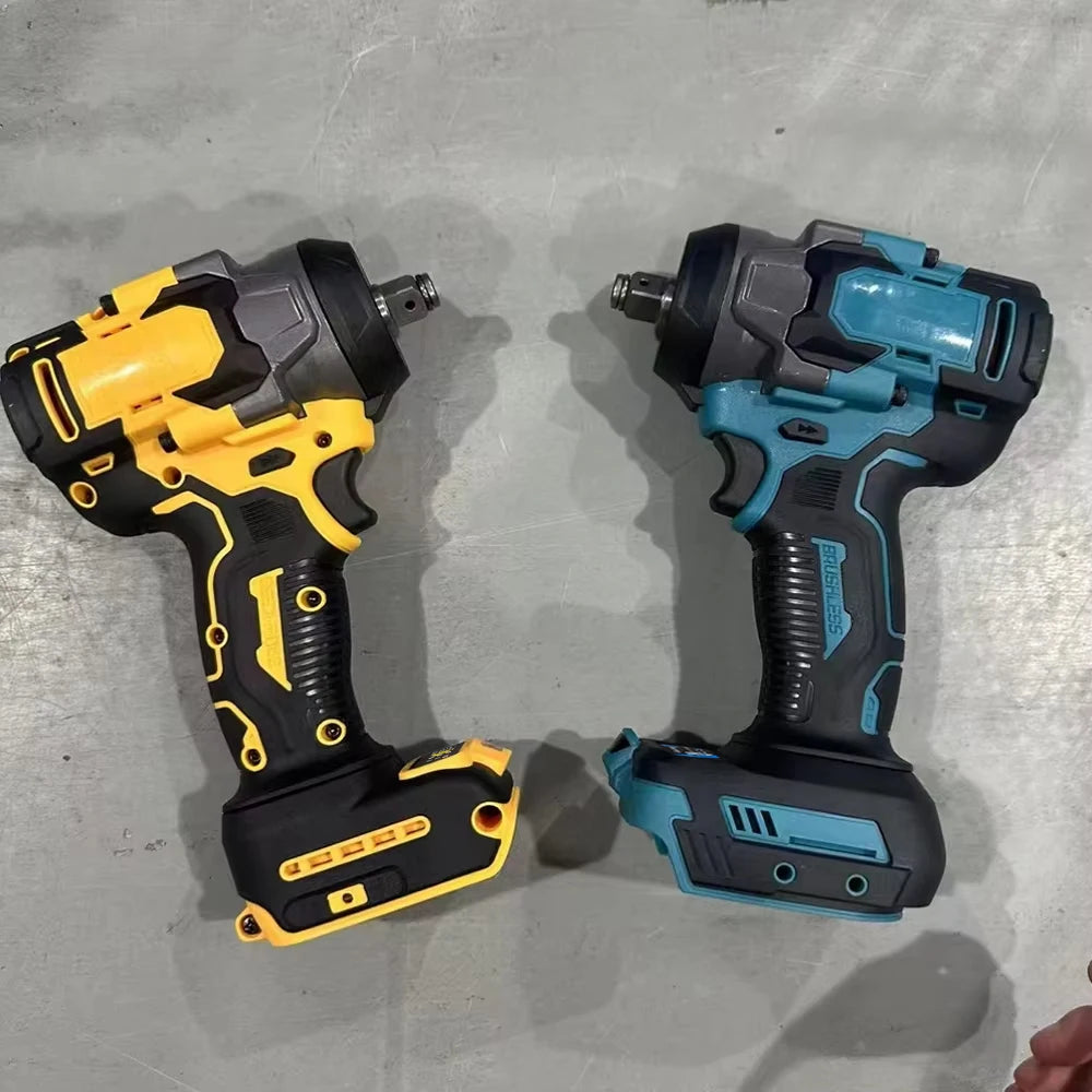 Brushless Cordless Impact Wrench 1/2-inch (12.7 mm) Drive — 1200 N·m Torque, 6800 RPM, Compatible with 18V/20V Batteries