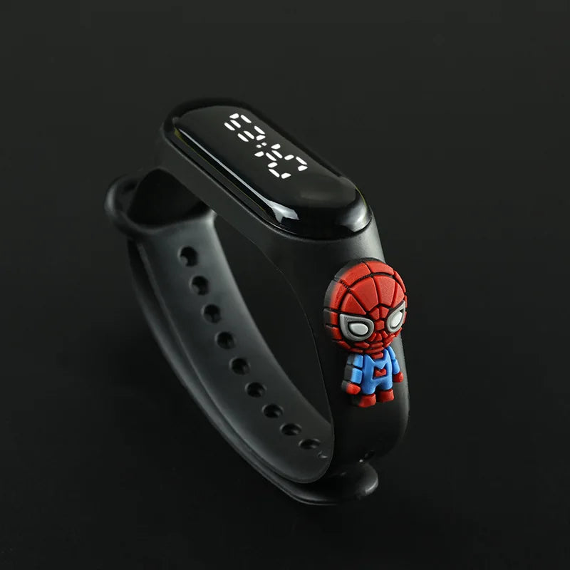 Kids Touch LED Waterproof Digital Watch for Girls – Silicone Sports Bracelet, Shock Resistant, Backlight