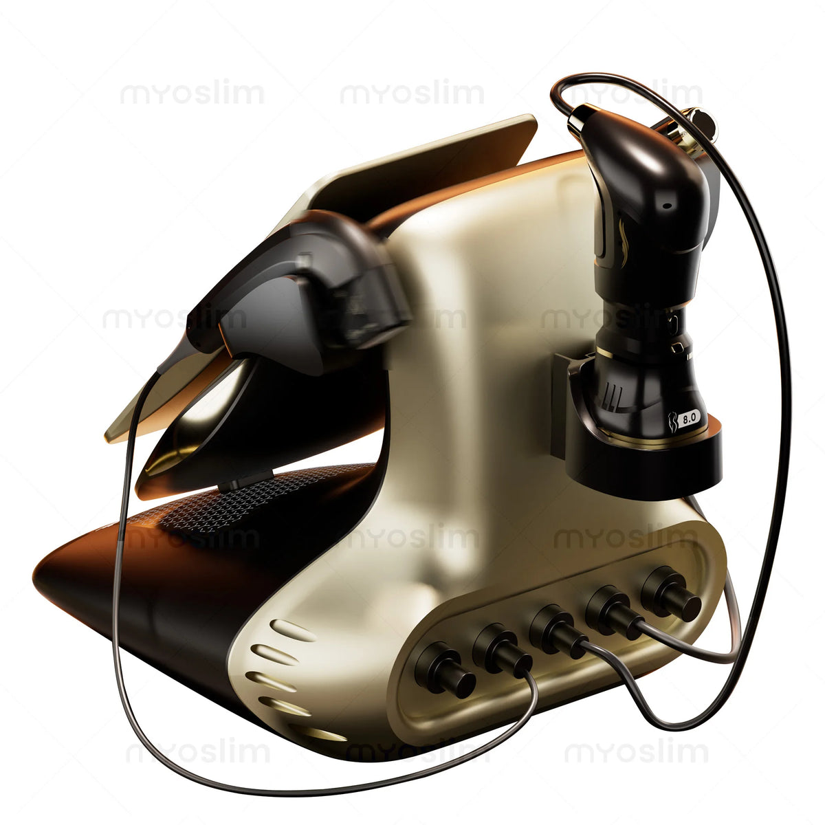 360° Full-Layer 3-in-1 Ultrasound RF EMS Beauty Machine, Non-Invasive Facial Lifting, Slimming & Body Contouring for Salon and Home