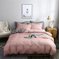 Microfiber Duvet Cover Set – Solid Color 2/3‑Piece Bedding with Pillowcases (Twin/Full/Queen/King/EU)