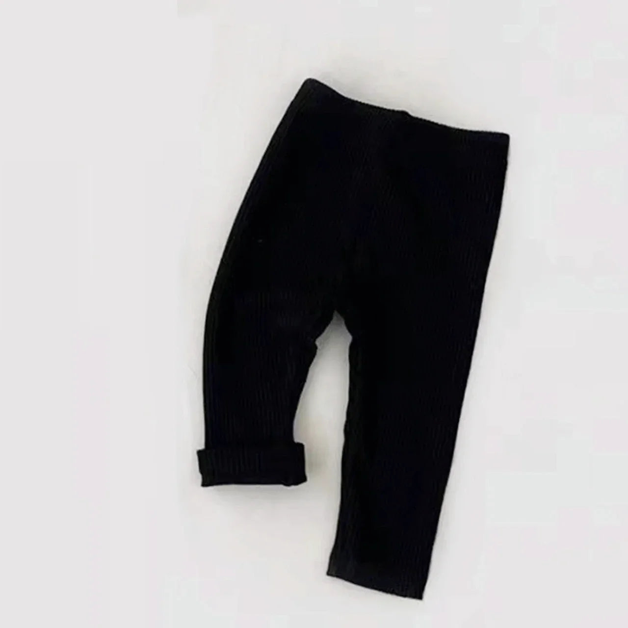 0-3T Baby Striped Cotton Stretch Leggings – Elastic Waist Toddler Skinny Pants