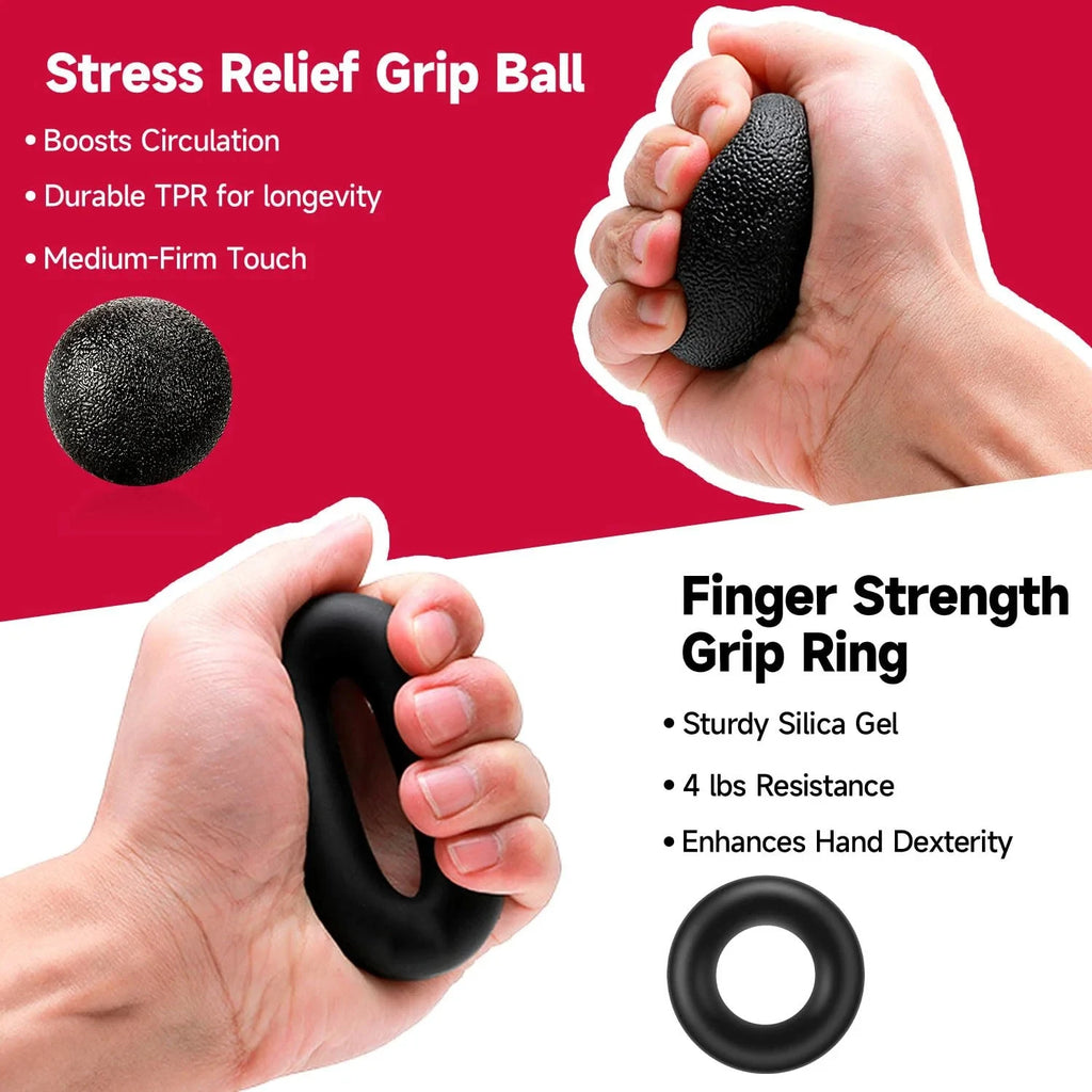 Adjustable Hand Gripper 5–60 kg (11–132 lb) - Hand Strengthener & Finger Exerciser Wrist Trainer
