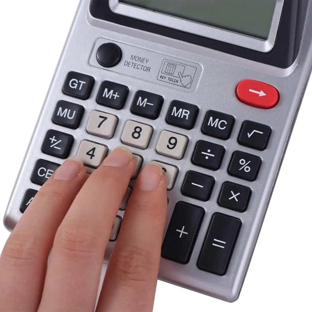 Dual-Screen 12-Digit Financial Calculator Large Display Portable Accounting Calculator