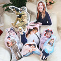 Personalized Photo Human-Shaped Pillow - Custom Couple & Boyfriend Lifesize Cushion Gift