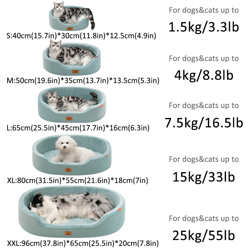 Orthopedic Waterproof Dog Bed for Medium to Large Dogs – Winter Couch Pet Bed