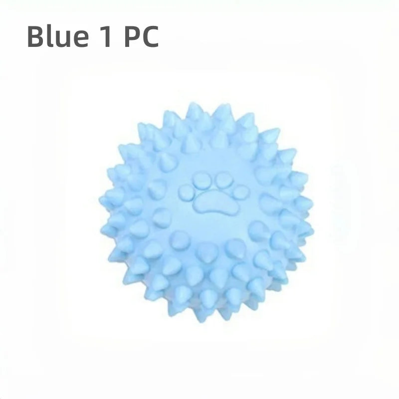 Interactive Rubber Chew Ball for Dogs & Cats - Dental Tooth-Cleaning Pet Toy