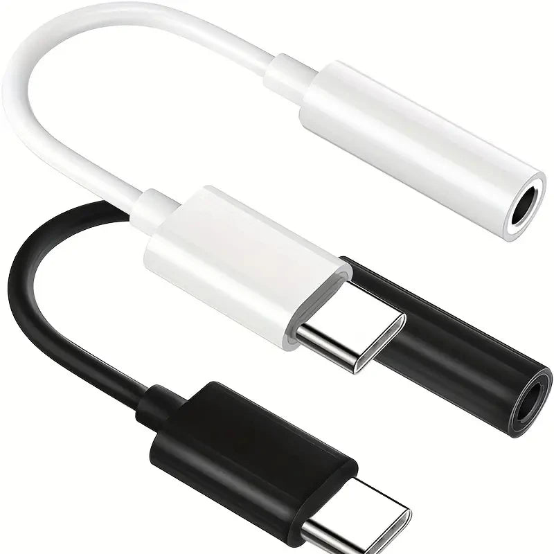 USB-C to 3.5mm Headphone Adapter, USB C to AUX Audio Dongle, 3.5mm (0.14 in) Jack for Phones & Tablets
