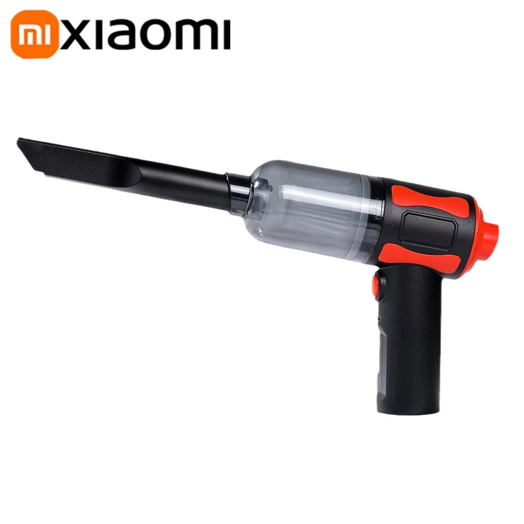 Cordless Handheld Car Vacuum Cleaner – High-Power Wet/Dry 5-in-1 Portable Auto Cleaner with Blower & Attachments