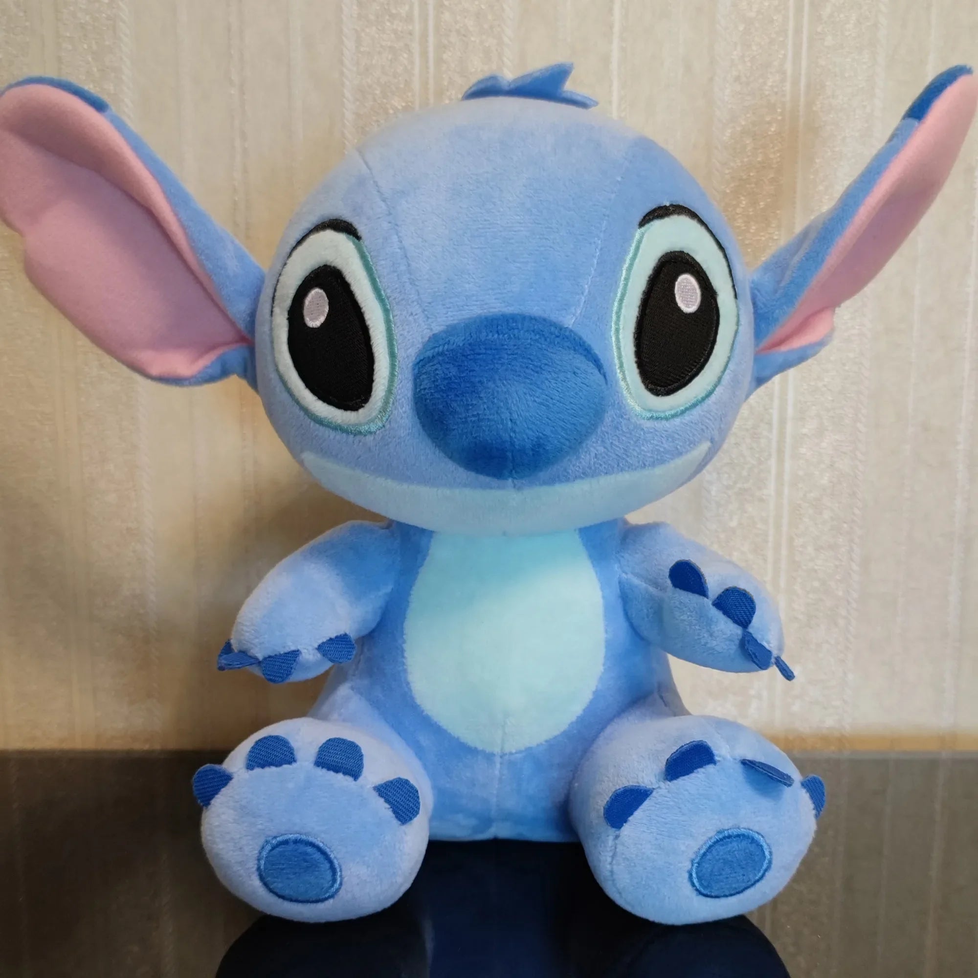 Stitch Plush Toy 10 in (25 cm) Soft Stuffed Doll — Blue & Pink Character Plush Gift for Kids