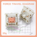 Tactile Mechanical Keyboard Switches 55g/62g/67g POM Creamy 5-Pin Hot-Swap (Pre-Lubed) – Custom Gaming DIY