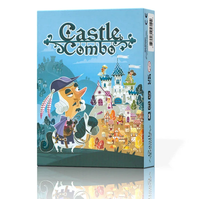 Castle Combo Strategy Board Game - 2-5 Players, English Party and Family Card Game