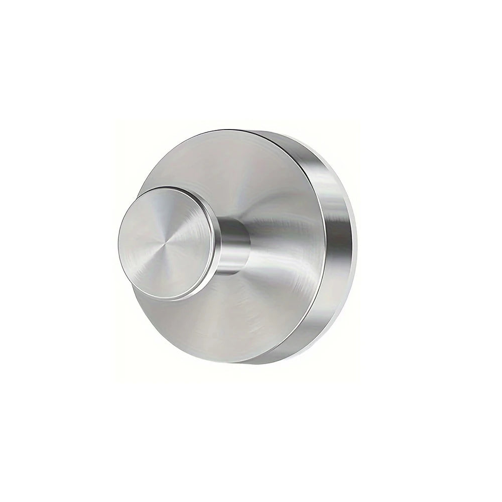 Reusable Stainless Steel Suction Cup Hook Punch-Free Waterproof Wall Mount for Kitchen and Bathroom Towel & Clothes Hanger