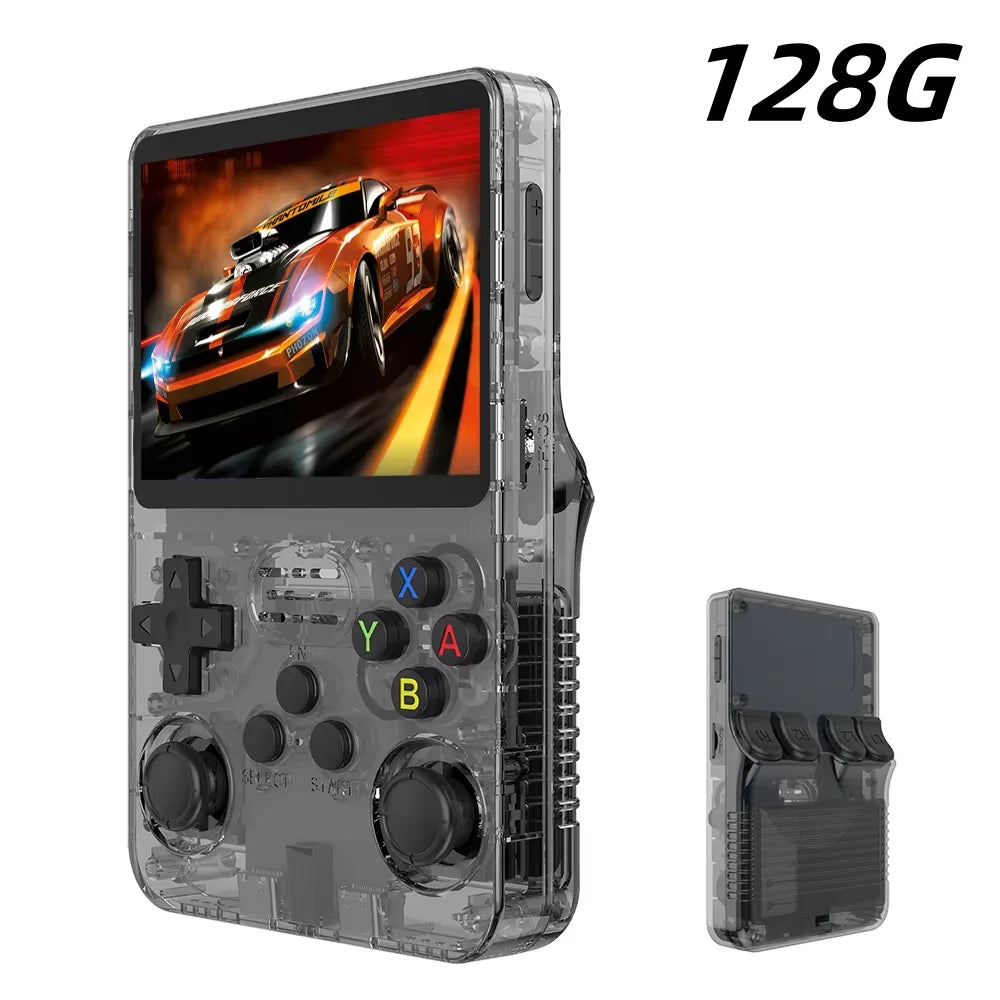 Retro Handheld Game Console 3.5-inch (8.9 cm) IPS — 15,000+ Games, 64/128GB Storage, Linux Pocket Player, 3000mAh Battery