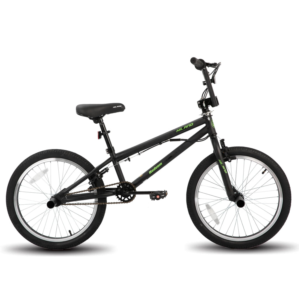 20-Inch (500 mm) Kids Freestyle BMX Bike with 360° Rotor & 4 Pegs — 19.75-inch Top Tube, Double U-Brakes