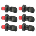 Wine Bottle Stopper Set (2/4/6-Pack) Hand-Press Airtight Rubber Sealers for Wine, Beer, Champagne & Oil