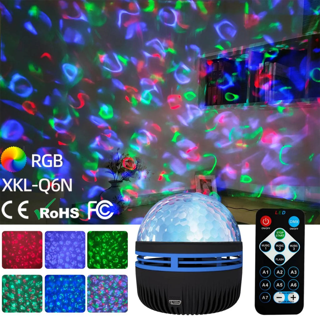 Galaxy Aurora Projector Night Light USB 5V LED Rotating with Remote, Home Theater, Bedroom and Kids Room Decor
