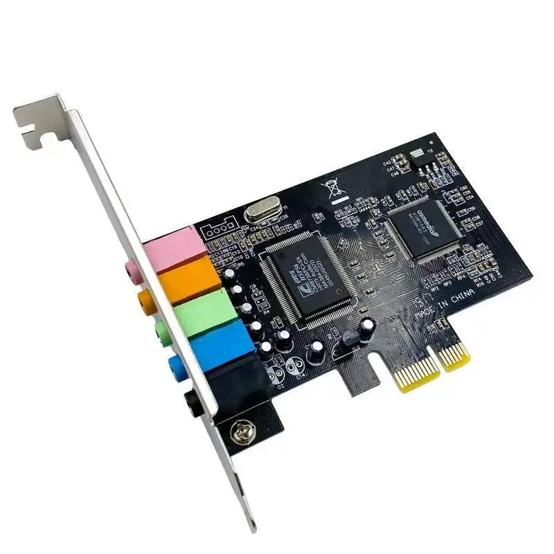 PCIe x1 4.1/6-Channel 24-Bit 3D Audio PCI Express Sound Card for PC EAX A3D DirectSound