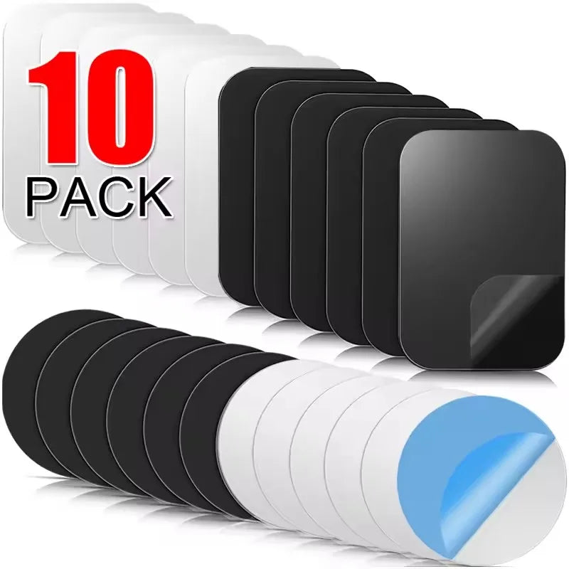 Thin Magnetic Metal Plate for Car Phone Holder – Universal Iron Disk Sticker for Phone & Tablet