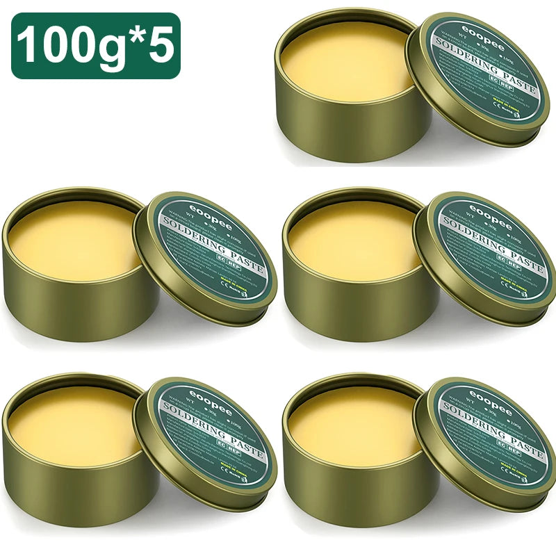 Lead-Free Rosin Solder Paste Flux 10g / 30g / 100g (0.35 / 1.06 / 3.53 oz) – PCB & Electronics Soldering Repair Paste