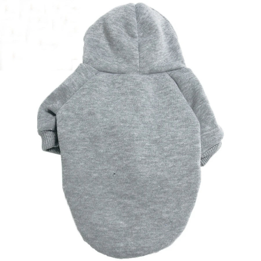 Warm Dog Hoodie Sweatshirt – Hooded Coat for Small, Medium & Large Dogs