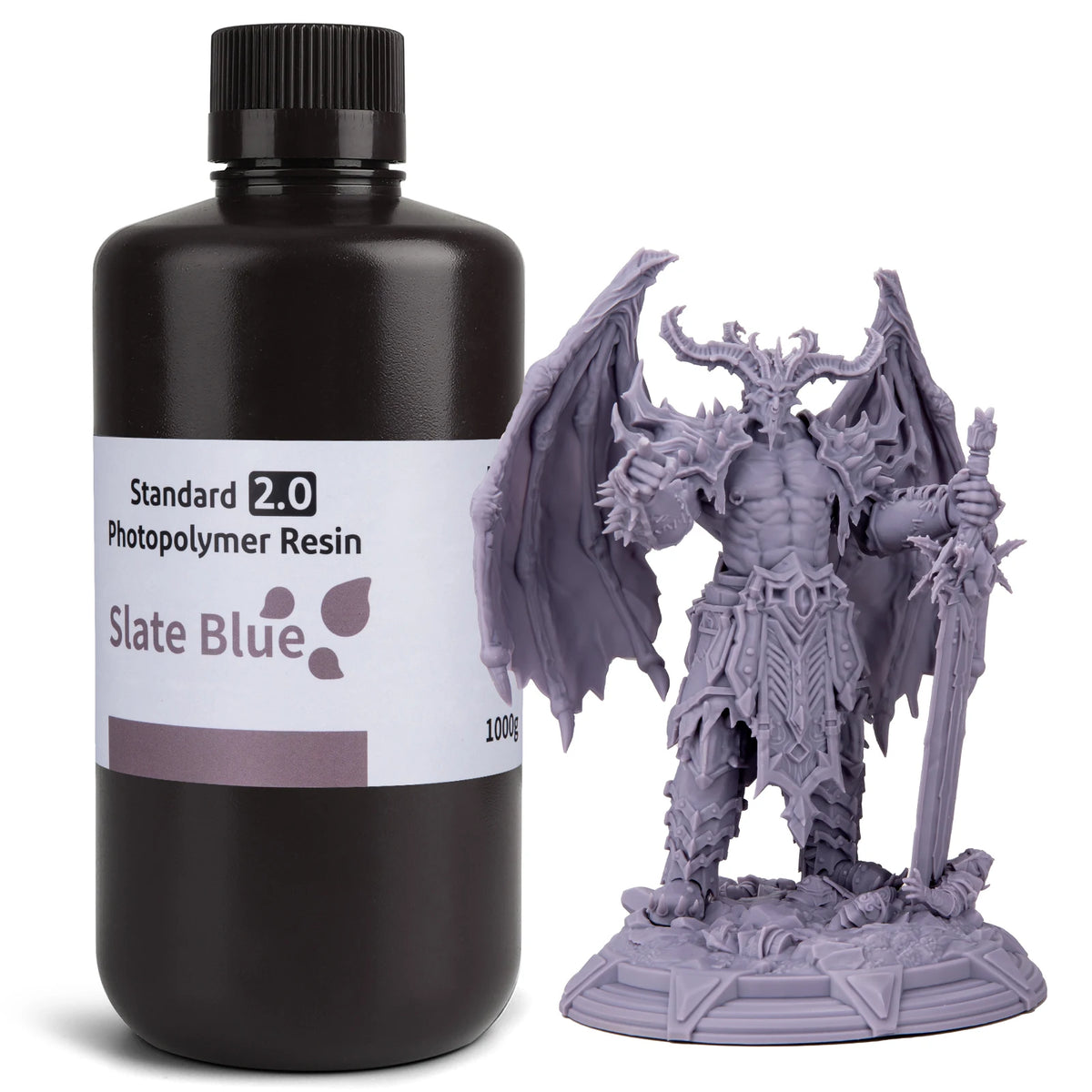 UV 3D Printing Resin 405nm, ABS-like, Water Washable, 8K Compatible for MSLA/DLP/LCD Printers